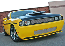 Modified hood was designed for the G5 Challenger to have the shapes and lines of a 1970 Challenger