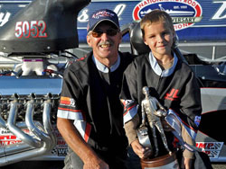 Sheldon Gecker wins Top Dragster at 24th annual FRAM-Autolite NHRA Nationals at Infineon Raceway