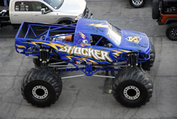 Shocker Motorsports uses a K&N air filter on their Monster truck because 