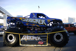 The Shocker Monster Truck was displayed at SEMA 2012