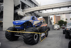 Shocker competes in Monster Truck competitions on the west coast and made its way out to the 2012 SEMA Show