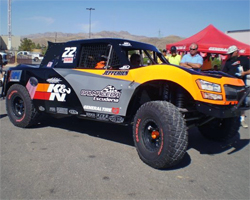 Damen Jefferies will take his K&N Filters No. 22 Trophy Truck to the SCORE Baja 1000 on Mexico's Baja California Peninsula