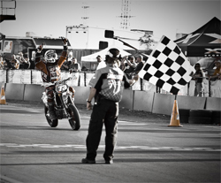The final race of the AMA Supermoto Series was held at Infineon Raceway in Sonoma, California, photo by Eric Dutra