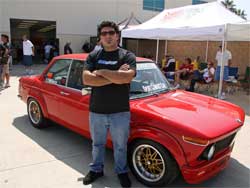 Ed Haroutonian and his 1969 2002 Model BMW