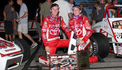 With Kody's and Tanner's first and third place finish, Team 6R Racing now holds sole possession of the all-time USAC Sillver Crown wins. Photo By: Chris Pedersen, Race Photo 1.