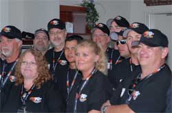Some of the Sweepstakes Finalists Gather in K&N's Private Suite at NHRA Summit Racing Equipment Nationals.