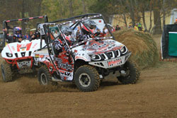 Team Faith's Chuck Lemaster and co-pilot Brian O'Rourke locked up their second GNCC UTV Lites Championship in round five of six at St. Clairesville, Ohio race.