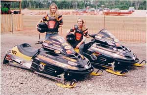 Snowmobile Racers Kiersten & Tiina Duncanson of That Girl Racing