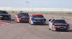 Fierce competition is the name of the game during a NASCAR K&N Pro Series Race