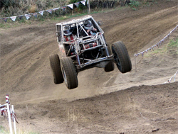Buggy jumps ripped up the 2.6 mile course in the Second Annual Rock Race