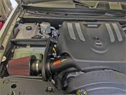 Chevrolet Trailblazer with K&N air intake 57-3061 installed