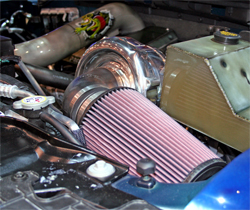 K&N air filter is part of the specifications on the 2009 Ford F-150 Freedom Truck