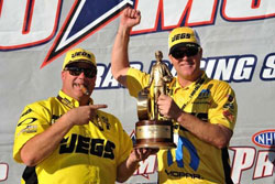 Troy Coughlin dedicated the Vegas Wally to his younger brother, Jeg Jr