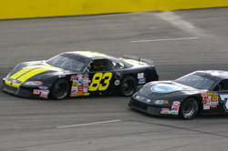 Late-Model racer Tyler Hughes at Southern National Motorsports Park