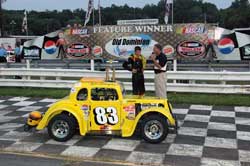 After winning the Old Dominion Speedway Legends Points Championship, Tyler Hughes is already looking forward to the 2012 season.