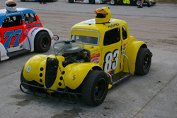 Tyler Hughes recently experienced mechanical issues at the Auburndale Speedway in Florida.