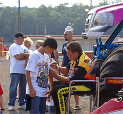 Michael Vaters said he always finds time for his fans at Monster Jam Events