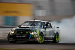 The iconic K&N sponsored Ford Mustang RTR shares the worldwide drifting limelight with Gittin - Photo by Larry Chen