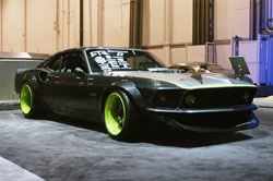 The RTR-X had to have the floor raised 5 inches to get the car to sit that low