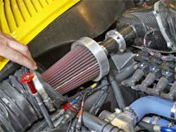 Corvette Racing uses K&N air filters on Compuware Corvette C6.Rs
