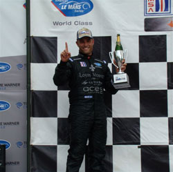 Primetime Team owner and driver Joel Feinberg makes podium in American Le Mans Series GT2 in Elkhart Lake, Wisconsin