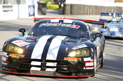 Primetime Viper made its way through the ALMS Series at Long Beach and passed a Riley built Corvette and a Doran built Ford GT