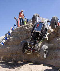 Moon buggy named Roxanne climbed to a 4th place national ranking in rock crawling series