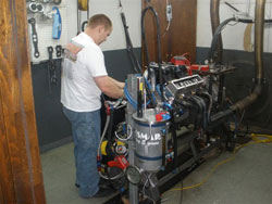 Engine Dyno at Wesmar Racing Engines in Bixby Oklahoma