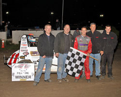 With Swanson's win at ORP, Wilke-PAK Motorsports becomes the winningest team in USAC history.