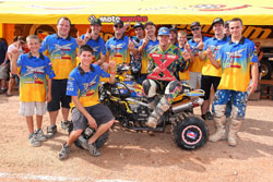 The Can-Am/Motorworks team would like to congratulate Josh Frederick on winning the 2010 WORCS Pro ATV Championship, and the rest of the team for a job well done.