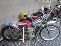 Jawa speedway race bikes at the Buddy Stubbs Motorcycle Museum in Cave Creek, Arizona
