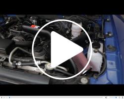 K&N cold air intake system installed in truck video link