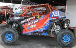 Andrew Madrid's K&N-equipped RZR at tech inspection at UTVWC