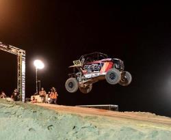 Mark Queen jumps his K&N-equipped RZR at the UTVWC jump competition