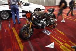 Custom carbon fiber Honda CBX motorcycle