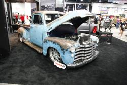 Chevrolet 3100 with K&N filter at 2016 SEMA show