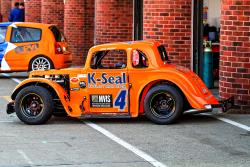 The bright orange Mickel Motorsports entry is hard to miss on UK circuits