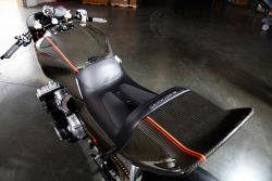 custom carbon fiber and seat on 1982 Honda CBX built by Nick O'Kane