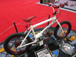 Motorized Bicycle at the International Motorcycle Show in Long Beach, CA