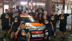 Team Sieders crew celebrates their championship in the final season of Australian V8 Utes
