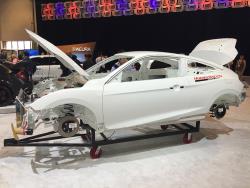 With no extraneous parts attached, race teams find it easier to build their car from a bare shell