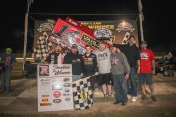 K&N-sponsored Tyler Clem in Victory Lane with family at Bubba Raceway Park