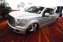 2016 Ford F-150 bodydropped and 'bagged at the 2016 SEMA show