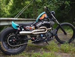Hot Wheels custom Harley side view