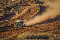 View of the Murray Racing Team's UTV on course at the Baja 1000