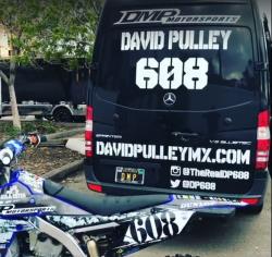 David Pulley's bike and van