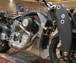 The Confederate Wraith engine view at the Bonhams Auction in Las Vegas