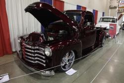 Trucks are also popular among the hot rodding crowd like this 1950 Chevy with a 327ci motor with K&N