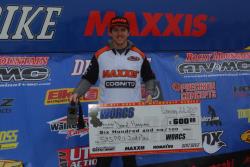 David Haagsma with the SXS World Finals check