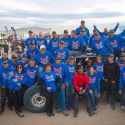 Team Genright Photo including driver's, crew members, volunteers and family